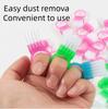 5/15PCS Mini Ring Nail Dust Cleaning Brush – Soft-Haired, DIY Nail Brushes, Professional Dust-Cleaning Makeup Brush