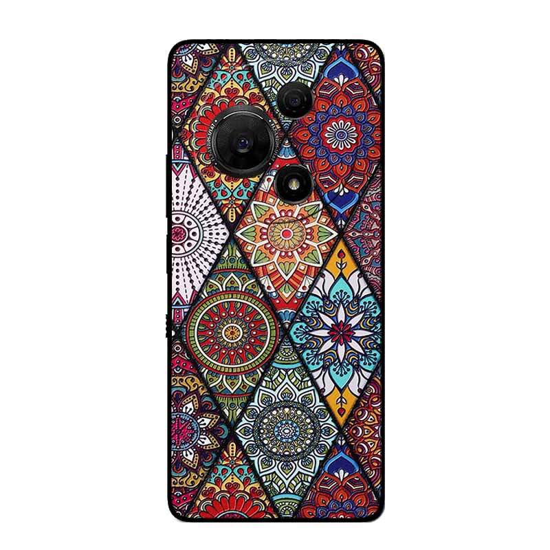 3D Relief Embossed Cover For TCL 60 NxtPaper 4G Case Soft Silicone Back Cover For 60 NXTpaper 4G 3D Relief Funda TCL 60 NXTpaper