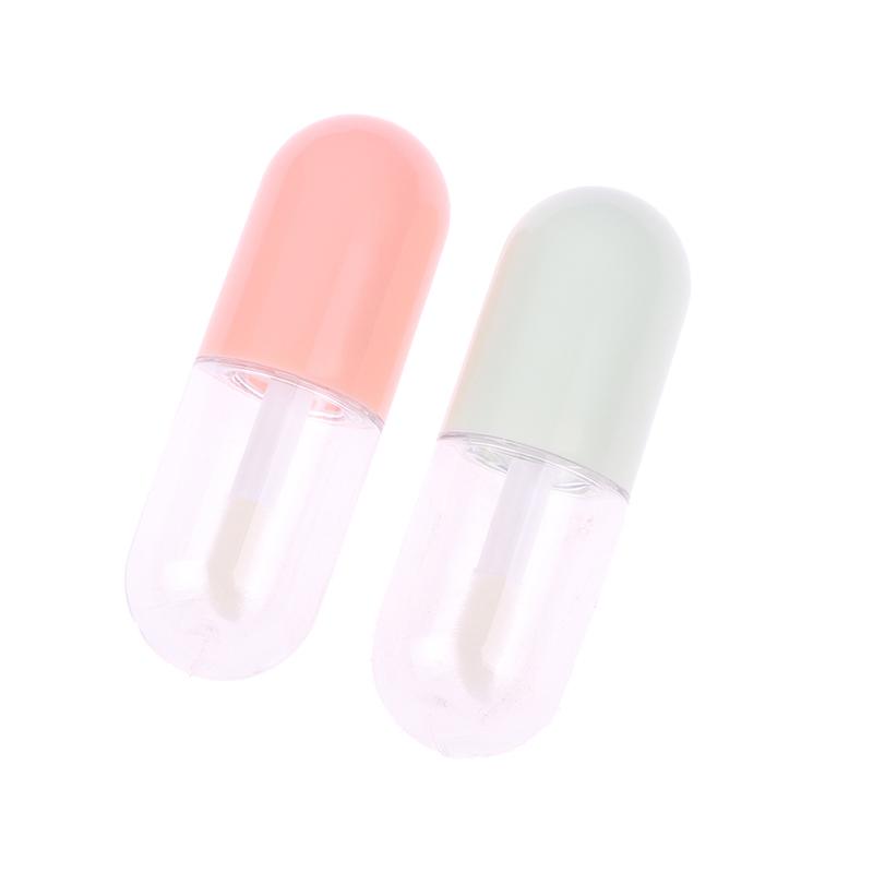 10 Stück 5 ml Lipgloss Lipglanz Tube Mini Niedliche Kapsel Lippenstift Tube Leere Lipgloss Tube DIY Kosmetikbehälter