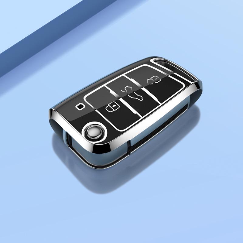 Volkswagen Key Cover for Bora, Sagitar, Lavida, Jetta, Passat, Polo, Tiguan, and Golf.