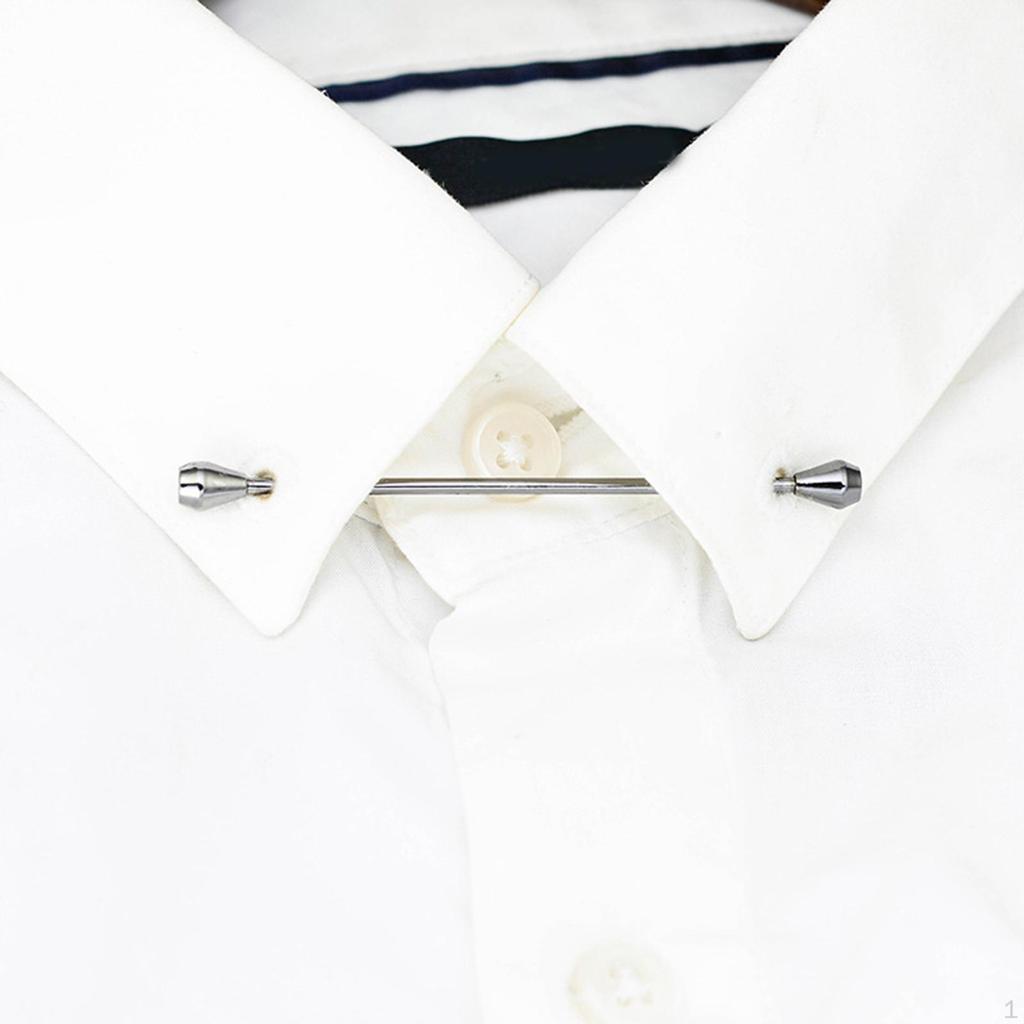Épingle à Barre De Col Classique Pour Homme - Cuivre, 60mm, Noire, Neuve Sous Emballage