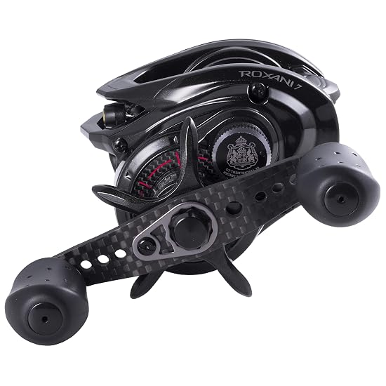 AbuGarcia ROXANI7-L Left Handle High Gear Baitcasting Reel Carbon Handle Saltwater Compatible