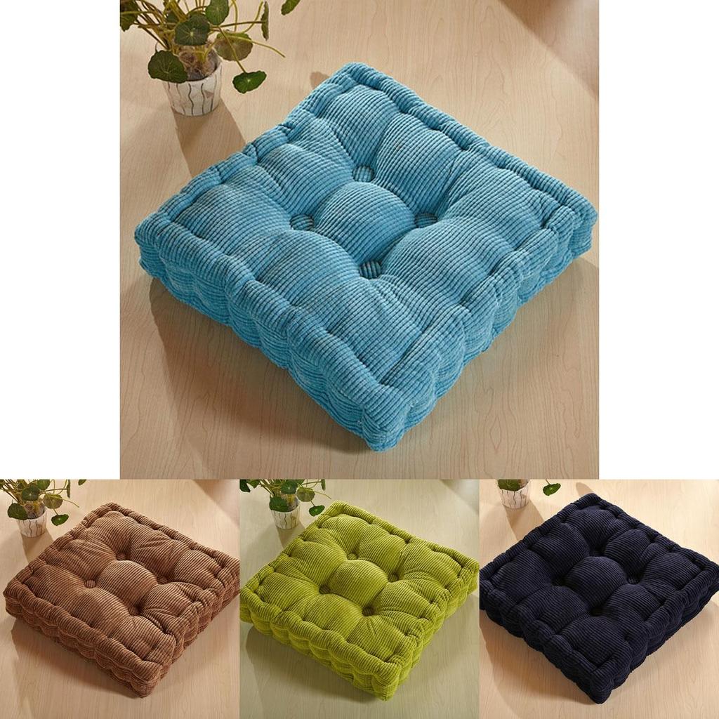 Luxurious 19-inch Patio Tatami Meditation Mat With Comfortable Plush Cushioning