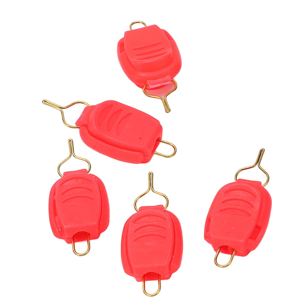 5PCS Fishing Line Stopper Baitcasting Reel Fishing Line Clip Holder Buckle Fishing Accessories