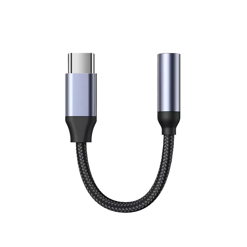 

For Sumsang Xiaomi Redmi Poco Pixel Lg Audio Aux Cable Usb Type C To 3.5Mm Earphone Jack Digital Audio Adapter Converter