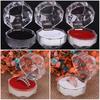 Acryl Kleine Achteckige Transparente Kristall Ringbox Schmuckschatulle Für Ringe Ohrringe Und Accessoires