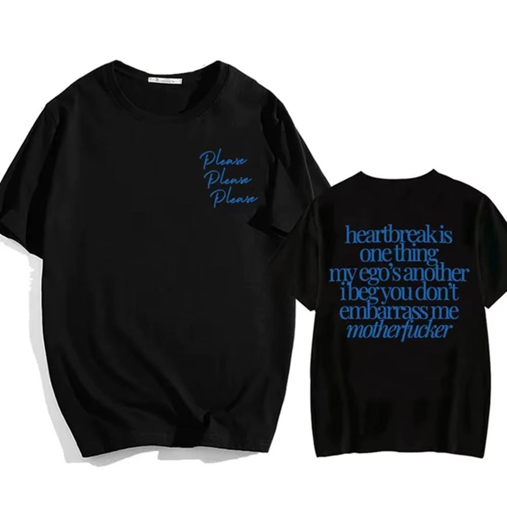 

Please Please Sabrina Carpenter Tshirt Short Sleeve UnisexWomen Teeshirt Streetwear Casual Camisetas Harajuku T Shirt Women S