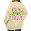 Women's Casual Fashion Long Sleeve Christmas Printed Round Neck Sweatshirt Top