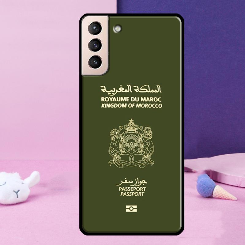 Morocco Flag Case For Samsung Galaxy S23 S22 Ultra S21 S20 FE Note 10 20 Ultra S8 S9 S10 Plus Cover