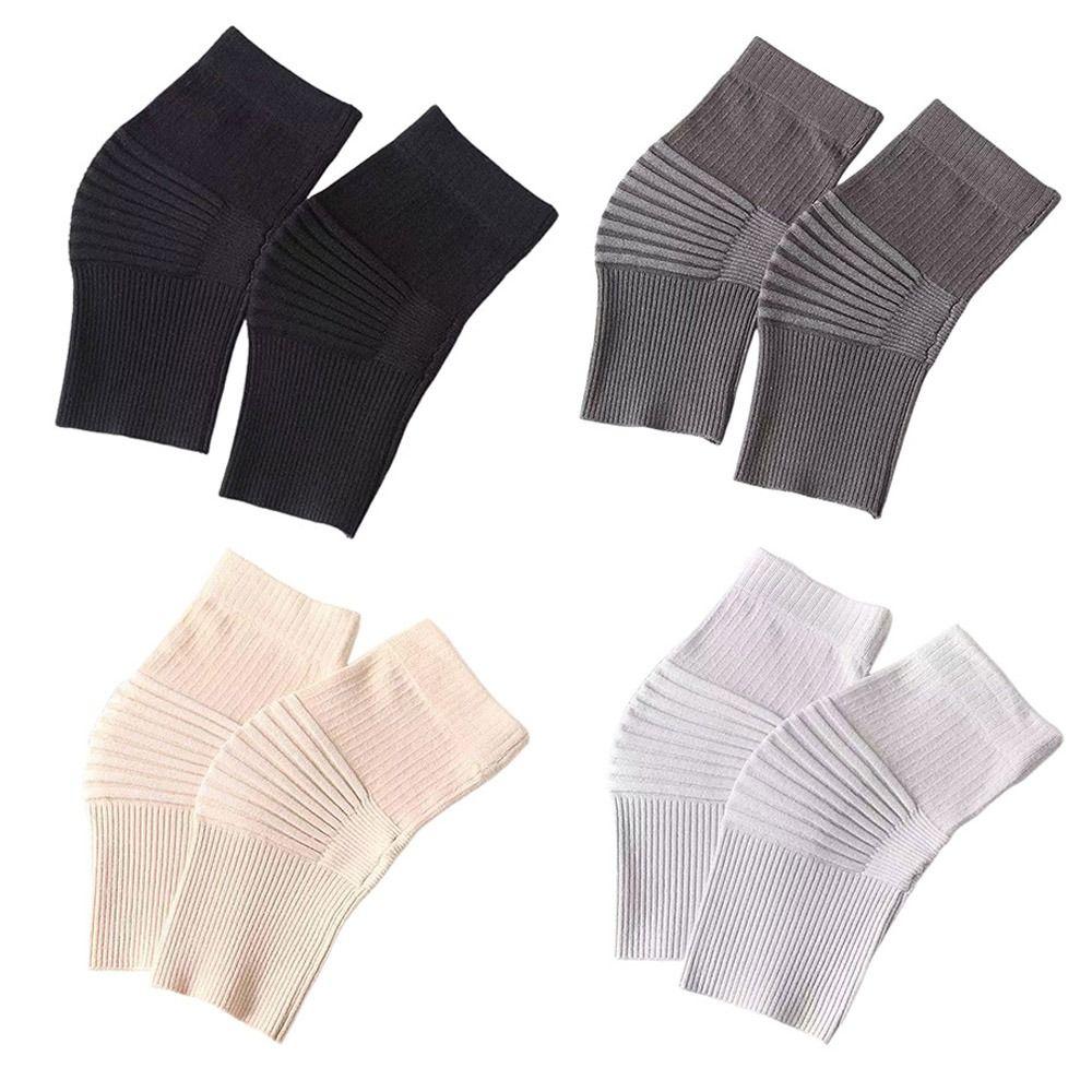 Cotton Knee Warmers Knitted Stretch Fit Knee Protector Sleeve Soft Thermal Knee Brace Pads Suitable for Old Cold Legs