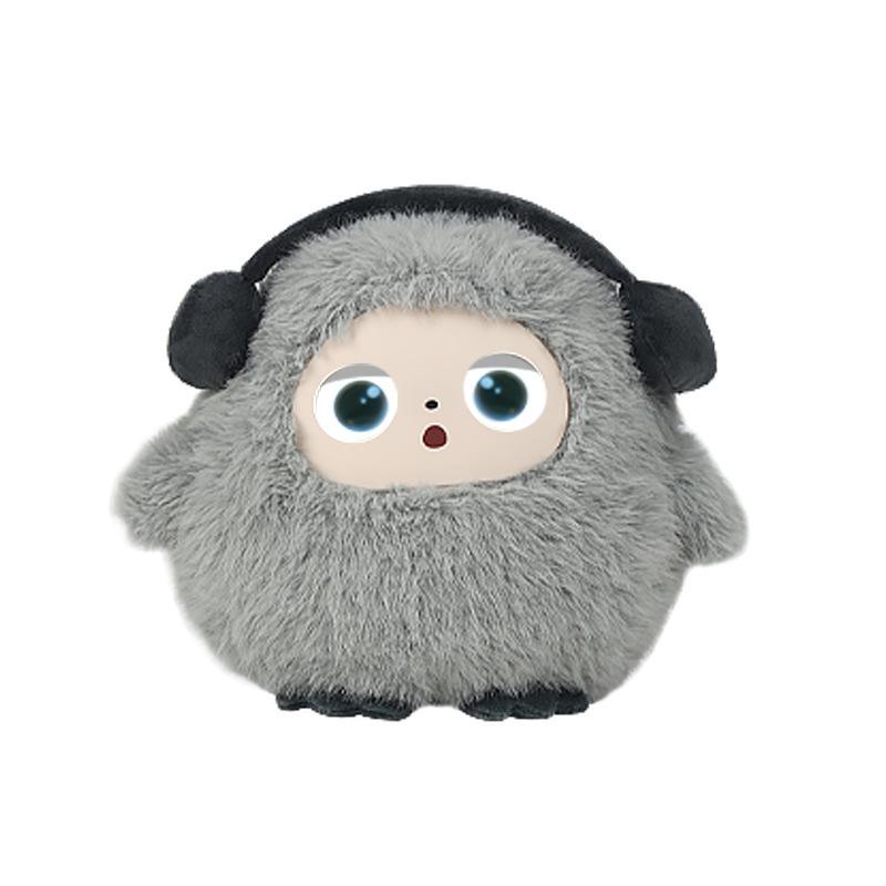 International Bestseller: AI-Enhanced Educational Plush Doll - Interactive, Soothing, & Smart Companion for Children s Learning. серый