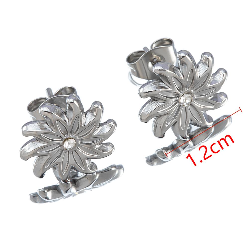 2pcs 4pcs Stainless Steel Love Heart Ear Studs Minimalist Stud Earrings Earplug for Women Girl DIY Accessories Jewelry Making