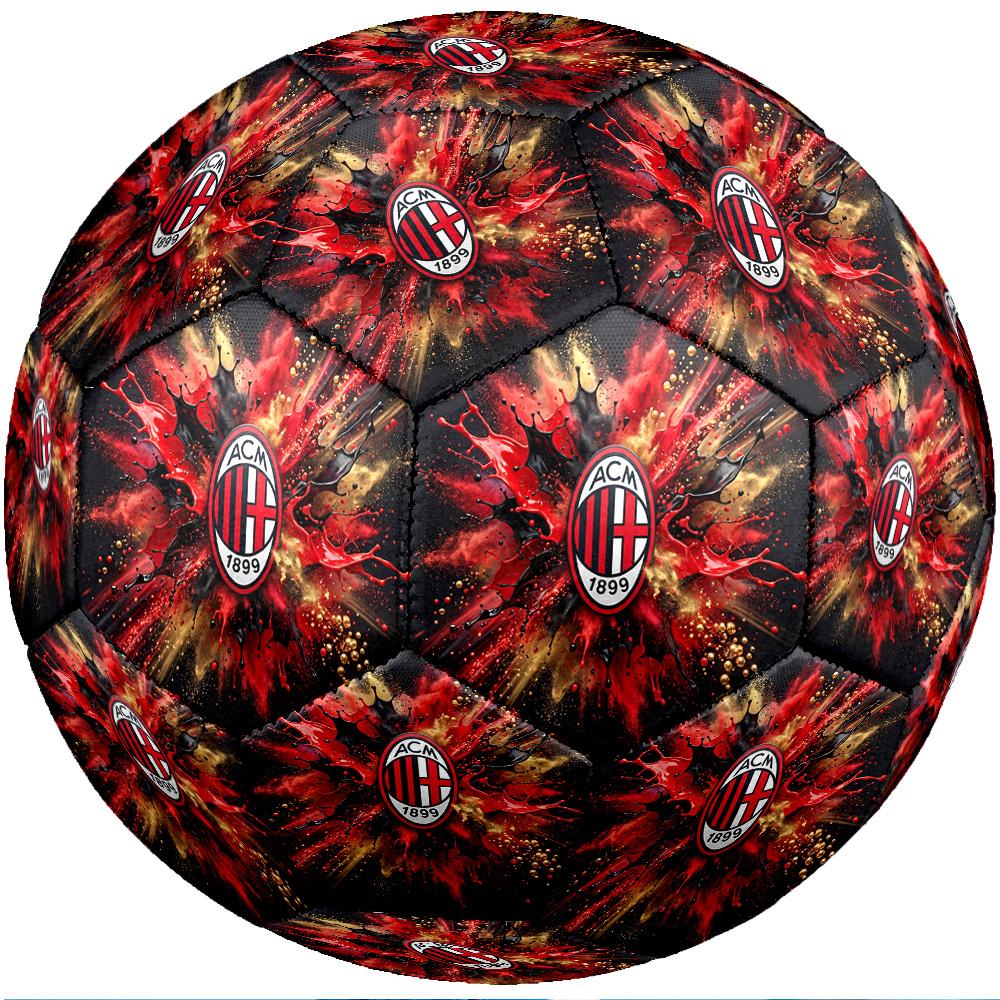 Pallone da calcio Tema AC Milan Taglia 5 Pallone da calcio Tocco Morbido Pallone da calcio per Allenamento Professionale per Sport all'Aperto