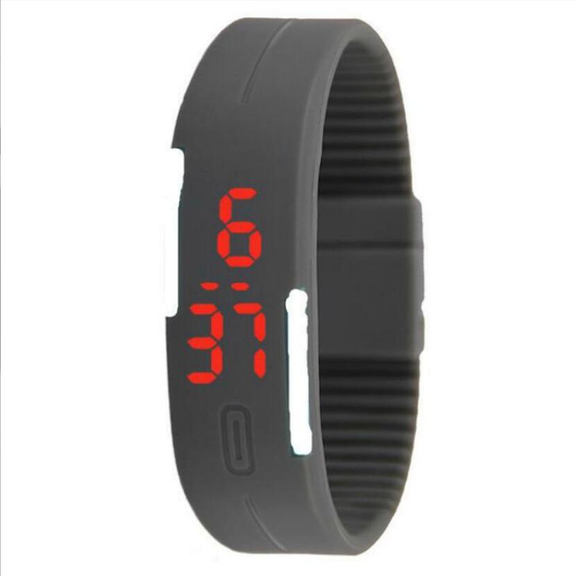 Waterproof Wrist WatchSports Casual Silicone Digital LED Bracelet Lovers Watch Reloj De Pulsera