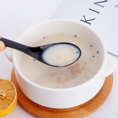 Buyer Star 5-Piece Renge Spoon Set, Perfect for Ramen, Soup, Curry, and Chinese Rice Bowls, Made of 18-8 Stainless Steel, Thick, Dishwasher Safe, Anti