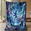 Chelsea FC Theme blanket Soft Flannel Blanket Plush Throw Blanket Cozy Sofa Bed Blanket for Home Decor