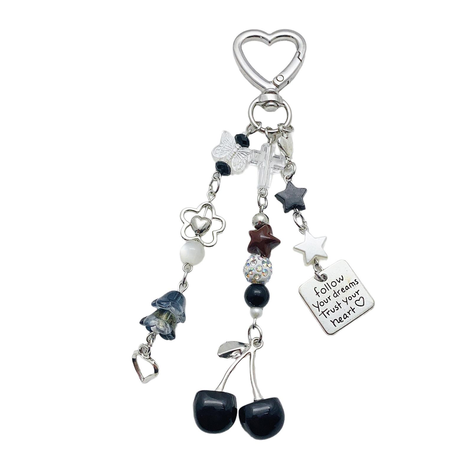 

Elegant Cherry Keychain Pendant For Trendy Girls With Unique Design And Fun Element Perfect For Various Accessories