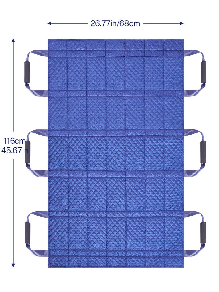 Positioning Bed Pad with Handles Washable Draw Sheets for Hospital Bed Ridden Patient Clothes Waterproof Glide Sheets