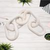 Chain 5- Decoration Hand Carved Wooden Ornament for Farmhouse Country