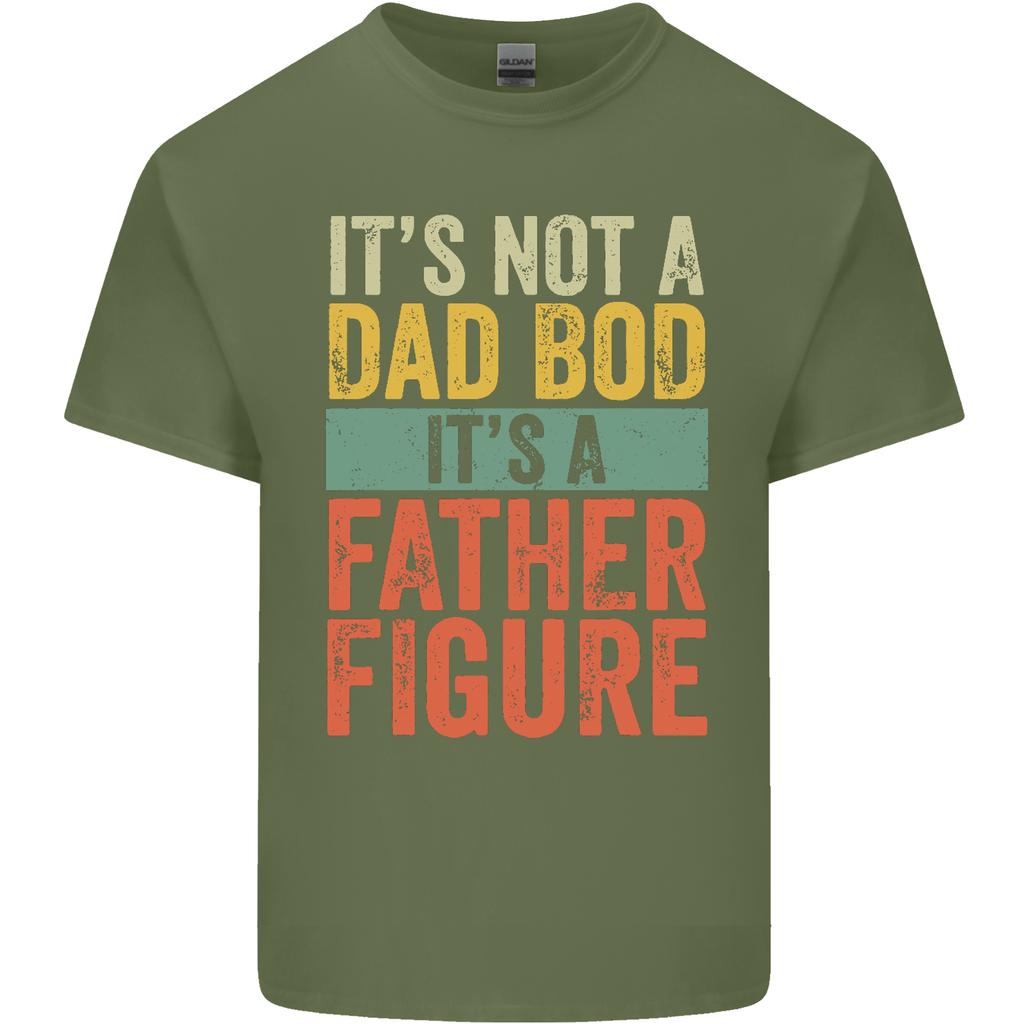 Fathers Day Dad Bod Its a Father Figure Unisexs Light Cotton TShirt