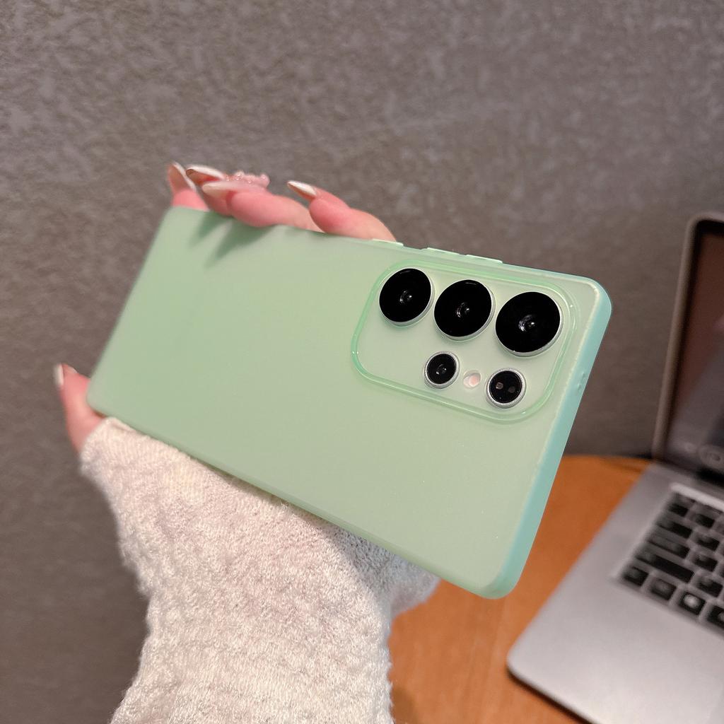 Suitable for Samsung S25 Ultra Thin Frosted Skin Feeling Mobile Phone Case Samsung S24 Ultra Bare Metal Feeling Soft Hole Case