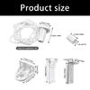 1Set Roller Blind Clutch Replacement Parts Roller Blind Clutch with Brackets and Bead Chain Shade Hardware Accessories