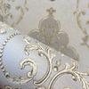 Luxury Damask Vinyl Wallpaper PVC Wall Paper Roll White Black Blue Red Waterproof Wall Cover Living Room Bedroom Home Decoration