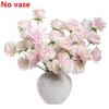 1Pcs Rose Artificial Flowers Bouquet 3 Heads Fake Flower for Home Decor Garden Wedding Decoration Outdoor DIY Flower Arrangement