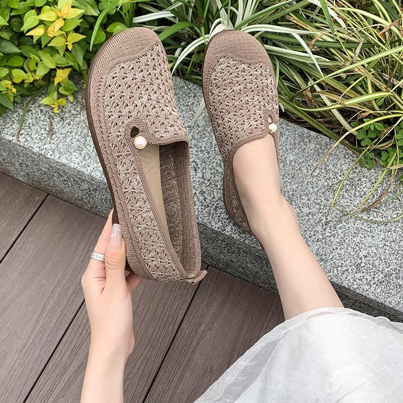 Sapatos Femininas Women Casual Sweet Anti Skid Slip On Flat Loafers Zapatos De Mujer Lady Cool Black Comfort Dance Shoes