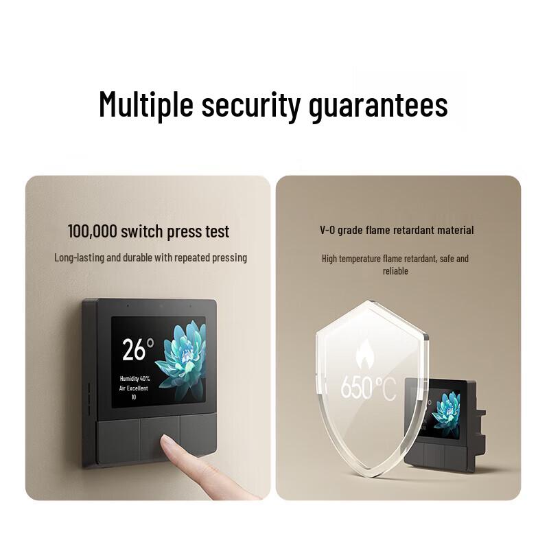 Xiaomi Smart Home Panel Switch with Voice Control and Bluetooth Gateway
