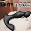 Male Prostate Massage Vibrator remote control dual motor Anal Plug Silicone  Male Masturbator Adult Sex Toys for Men