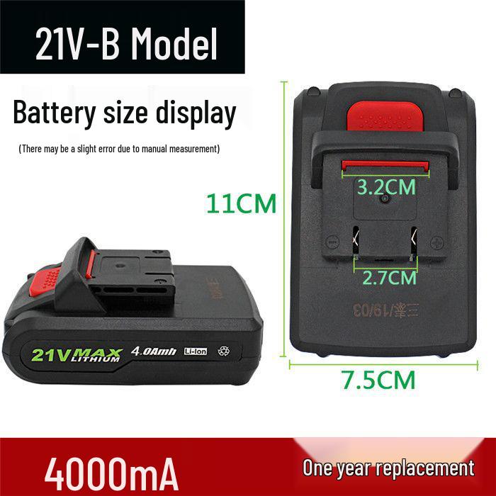 12V-21V Push-Type High-Capacity Lithium Battery Charger