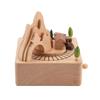 Wooden Music Box Beautiful Wood Musical Crafts Birthday Christmas Gifts Home Decoration