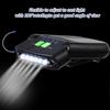 2 Pieces LED Clip on Cap Lights USB Rechargeable Cap Flashlight Clip Waterproof Ultra Bright Hands Free Hat Light Flashlight Headlamp for Fishing Camp