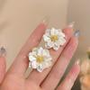 Elegante Harz Fee Blume Stud Ohrringe Für Frauen Süße Einfache Blume Ohrringe Mode Koreanische Hochzeit Romantische Schmuck Geschenke