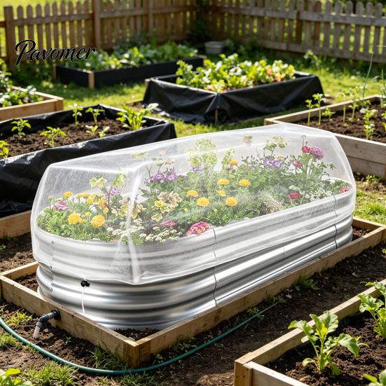 Outdoor Plant Safety Barrier Garden Netting for Raised Bed, Fine Mesh Cover with Drawstring, Breathable Greenhouse Bird Insect Vegetables Seedlings