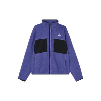 ACG Colorblock Fleecejacke mit Reißverschluss Herren Oberbekleidung Lila FN0373-510