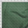 oneOone Cotton Flex Forest Green Fabric Asian Dabu Print Fabric For Sewing Printed Craft Fabric By The Yard 40 Inch