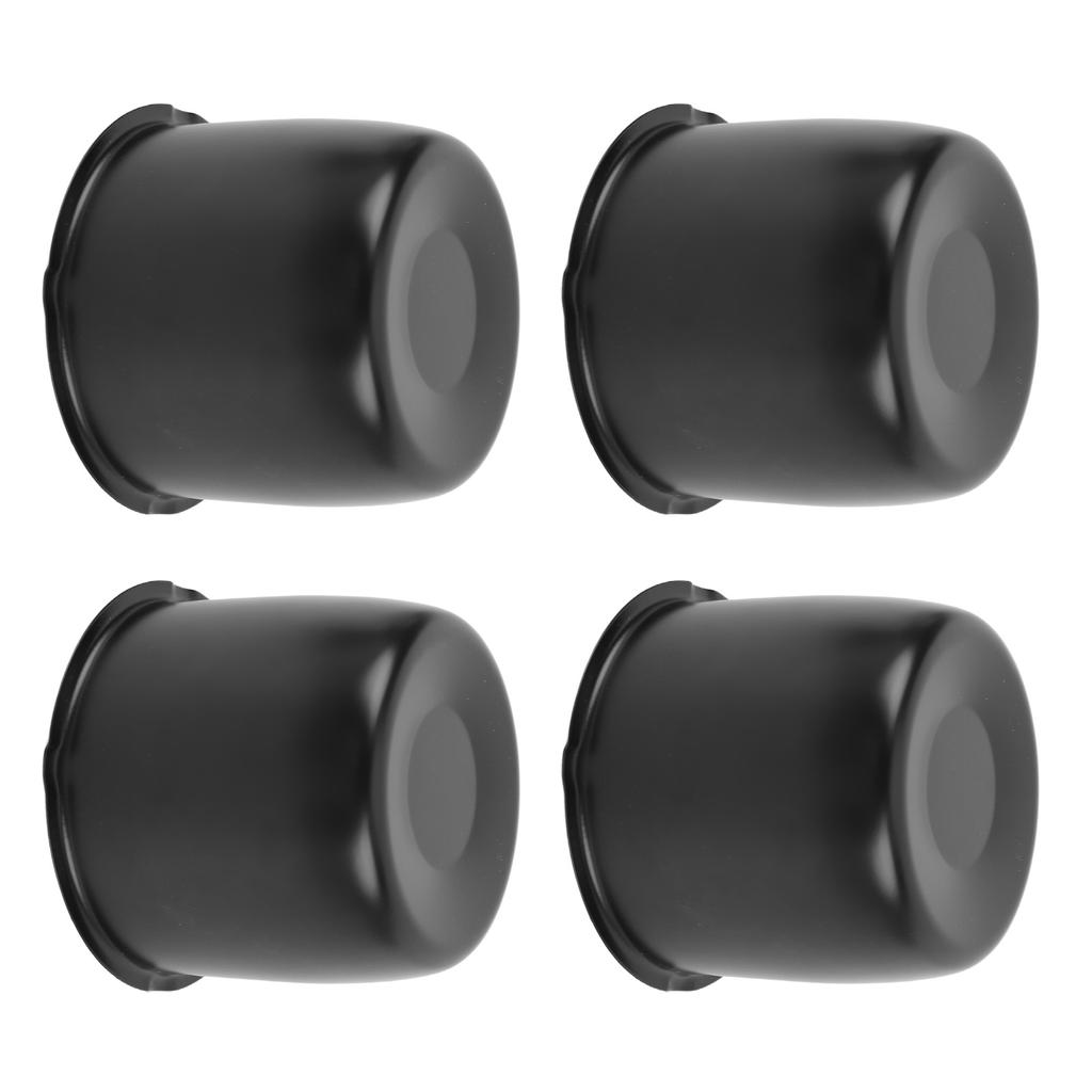 4 stk 4,25 tommer hjulkapsler av karbonstål, push-through navkapsler for 4,25 tommer senterboring lastebil tilhenger bobil SUV