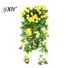 Fake Silk Petunia Artificial Morning Glory 44 Heads Realistic Flower UV Resistant Lifelike Floral Decorations Indoor Outdoor Garden Yard Wall Hanging