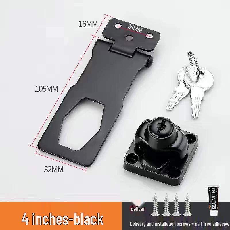 Kombinační zámek s kolíkovou západkou pro skříňky, dveře, zásuvky, botník a lednici - Instalace bez vrtání.