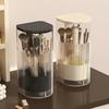 Makeup Brushes Holder Automatic Lifting Dustproof Makeup Brush Holder Desktop Makeup Tools Lipstick Eyebrow Pen Holder Container
