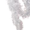 Christmas Tinsel Garland Silver 71 inch Glittering Sparkly Long Xmas Streamer for Birthday Wall Staircase New Year Wedding