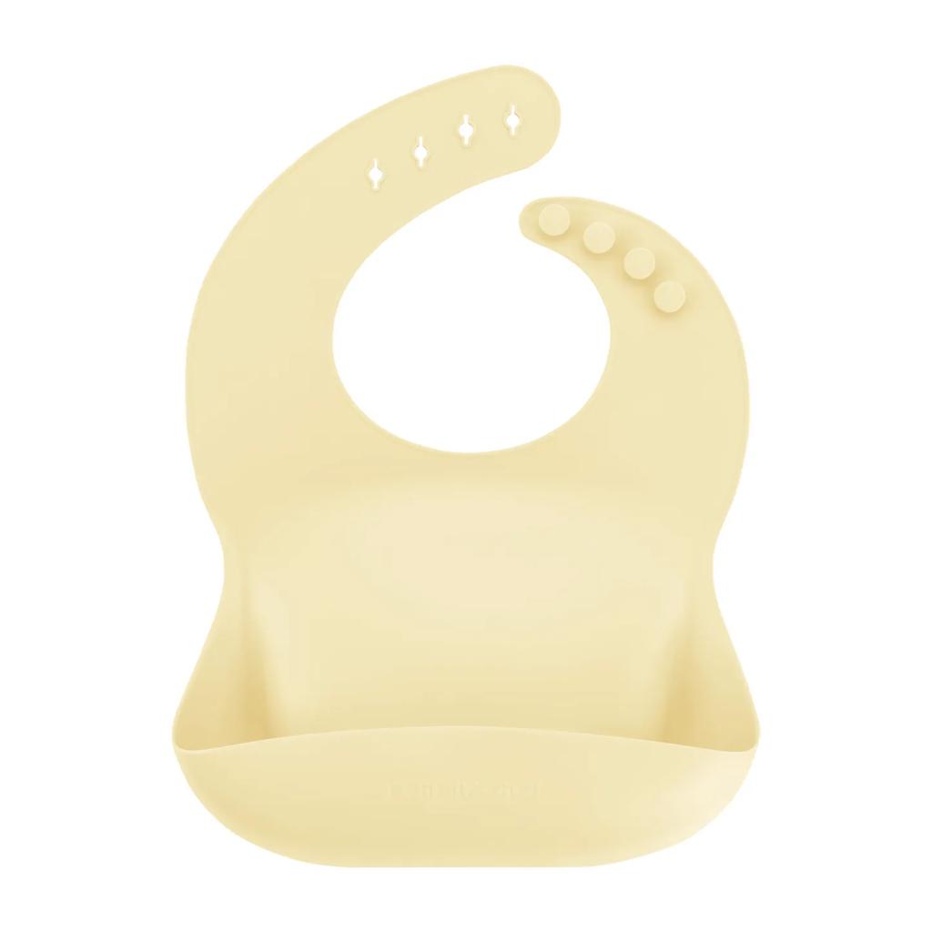 Silicone Baby Feeding Set 3 Pieces 6m+ Yellow MinikOiOi