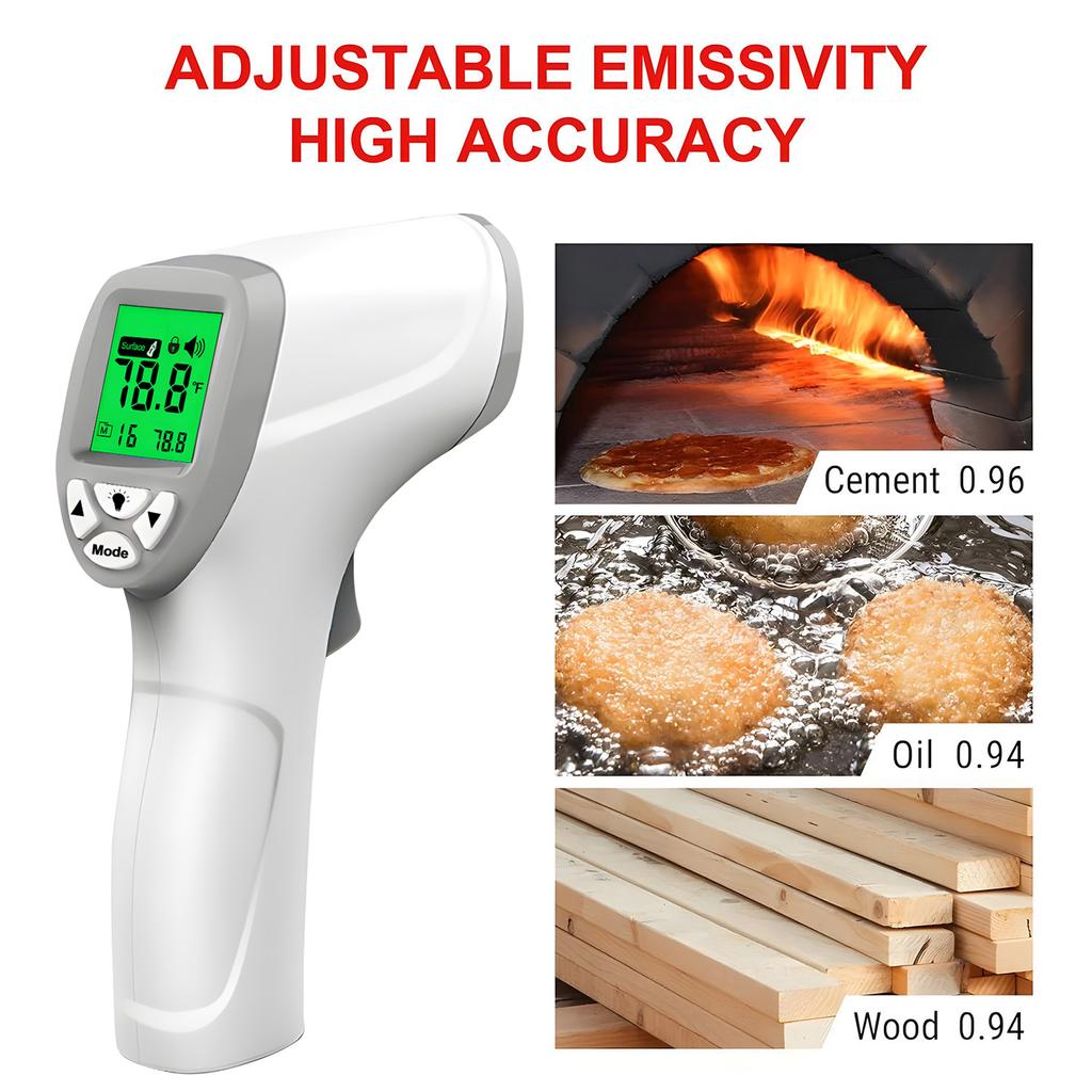 Digital Infrared Thermometer Laser Termometro Pyrometer Gun Non-Contact Laser Temperature Meter Gauge Tools