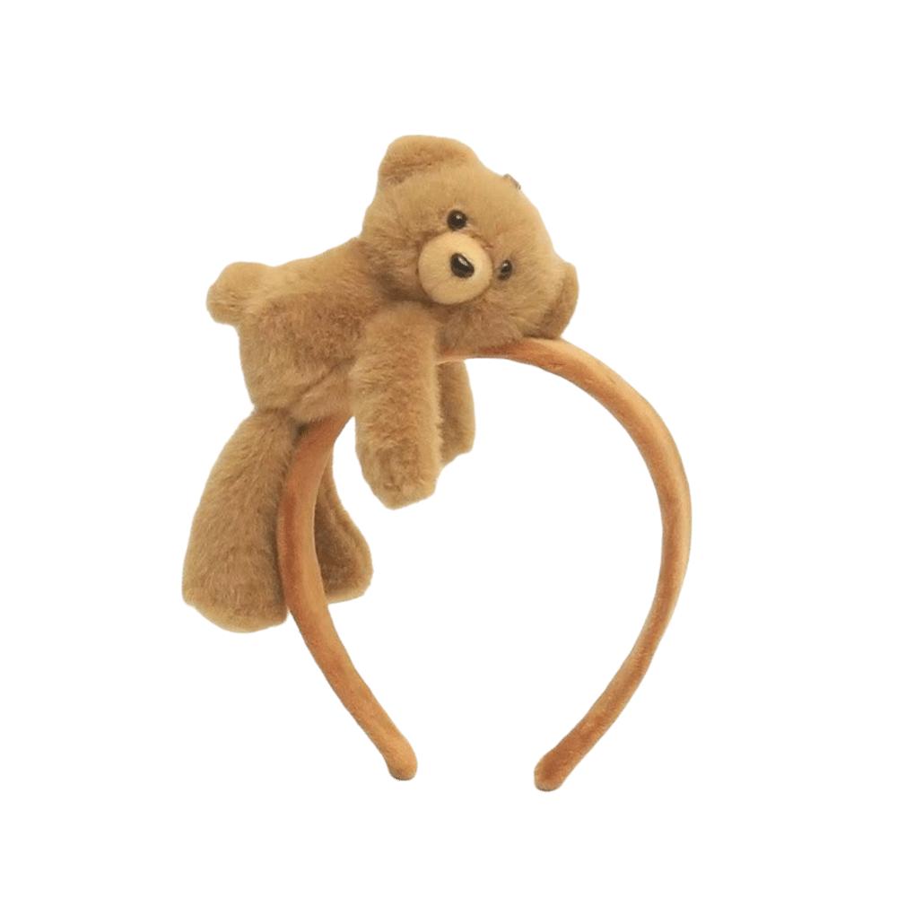 Sweet Bear Hair Clip Elegant Cute Hair Accessories Lolita Cartoon Plush Hair Claw  Girl's