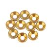 10Pcs M4 Eloxiert Senkkopf Scheiben Dichtung Aluminium Legierung Gold