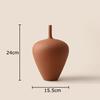 Creative Brushed Frosted Ceramic Vase Minimalist Plant Pots Table Decoration Flowers Arrangement Vases Room Aesthetic Decor