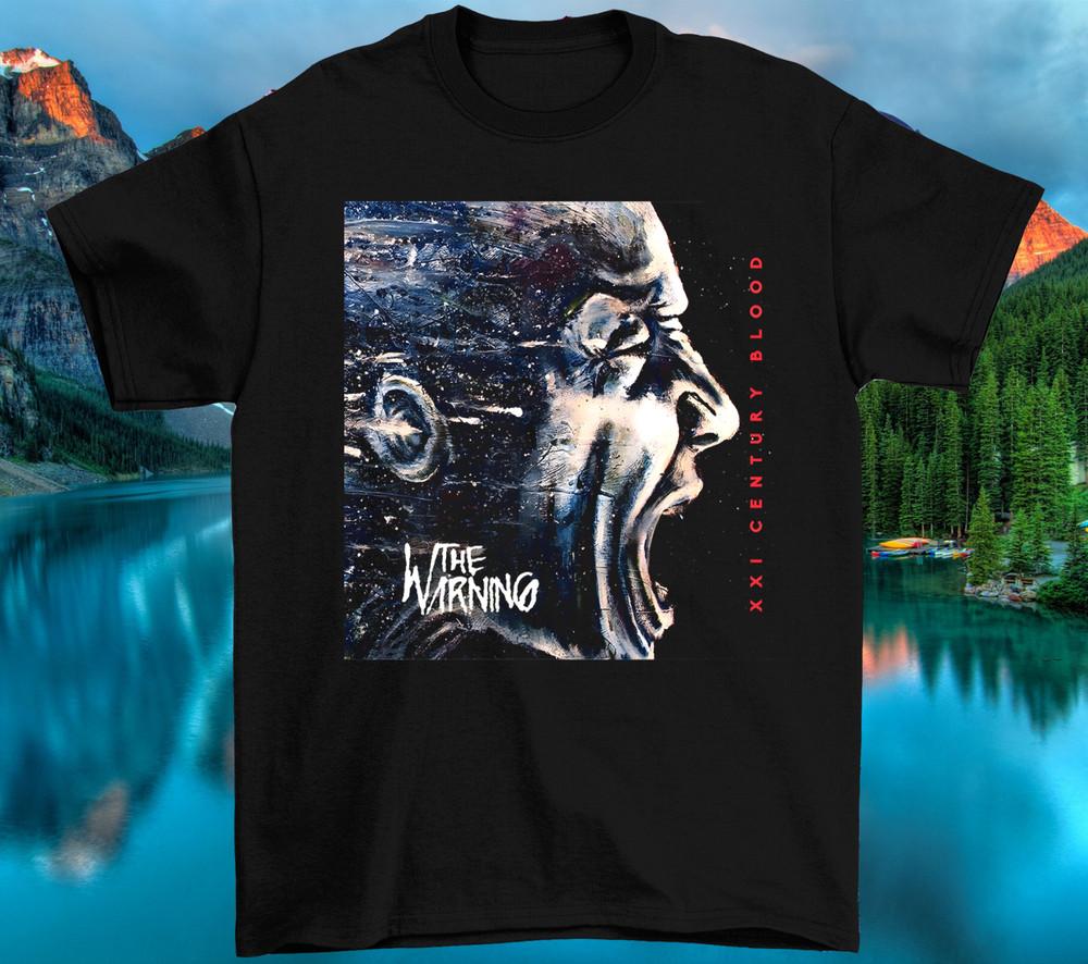 Das Warnung UNISEX Bandmitglied T-Shirt Größe S-5XL SCHWARZ Unisex T-Shirt