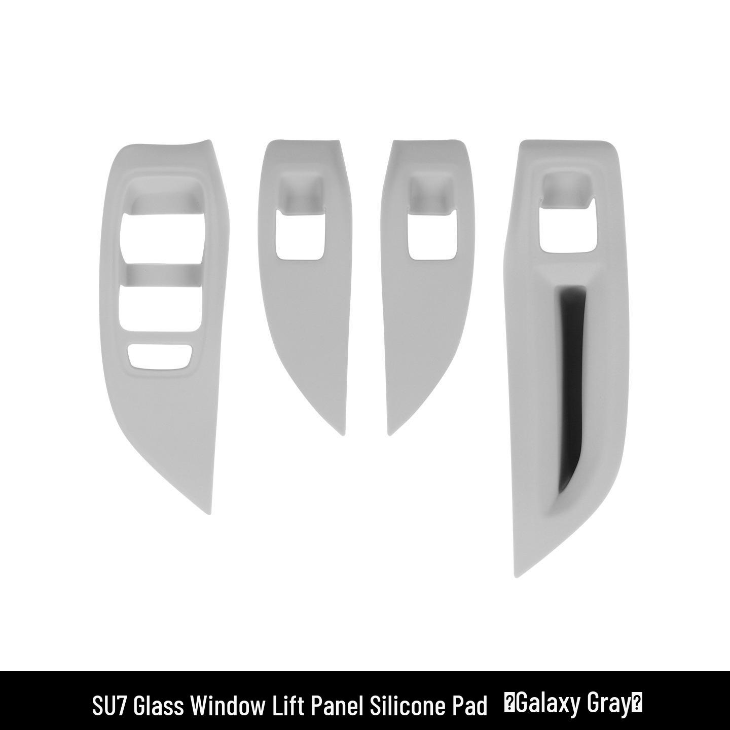 Silicone Pad for Xiaomi SU7 Car Window Lifter Panel and Door Switch Decoration